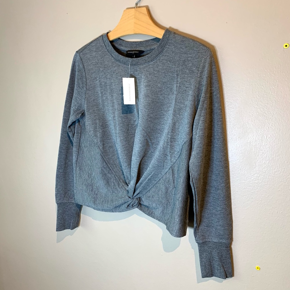 SOLD NEW Banana Republic Twist-Front Sweater Size S NWT - Picture 7 of 10